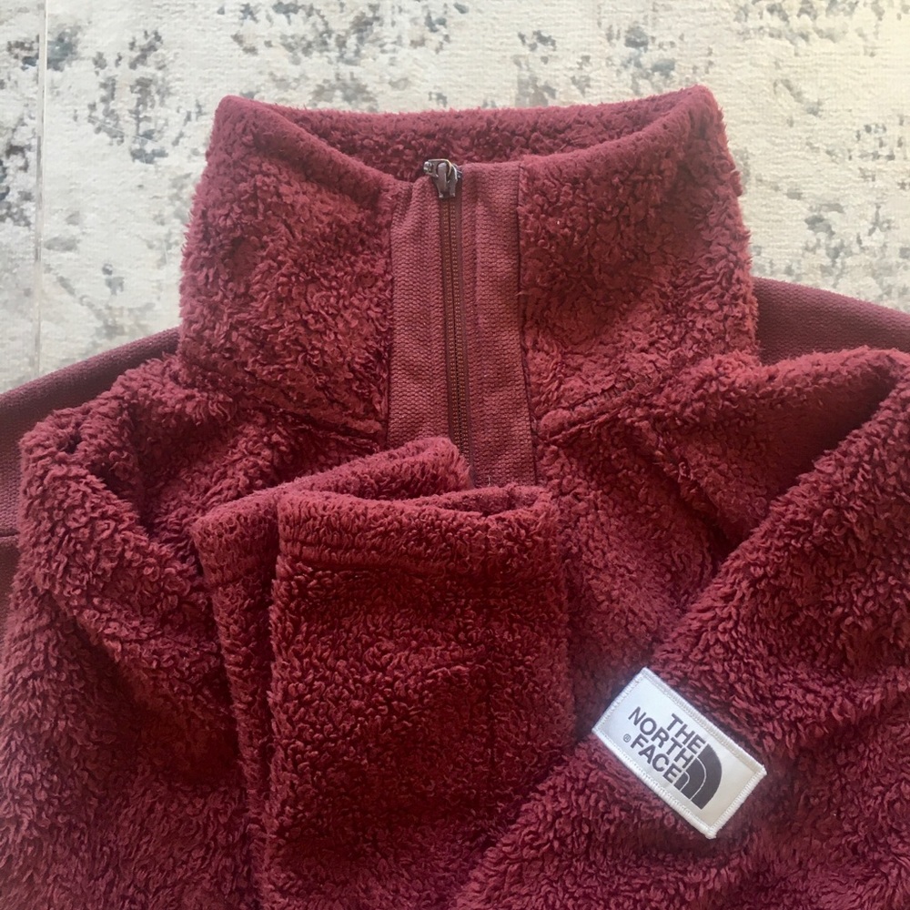 Northface Maroon Sherpa Jacket